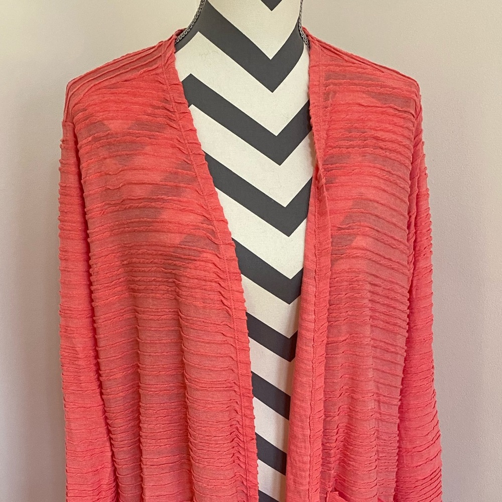 Coral Pin-tuck Duster